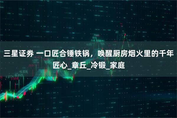 三星证券 一口匠合锤铁锅，唤醒厨房烟火里的千年匠心_章丘_冷锻_家庭